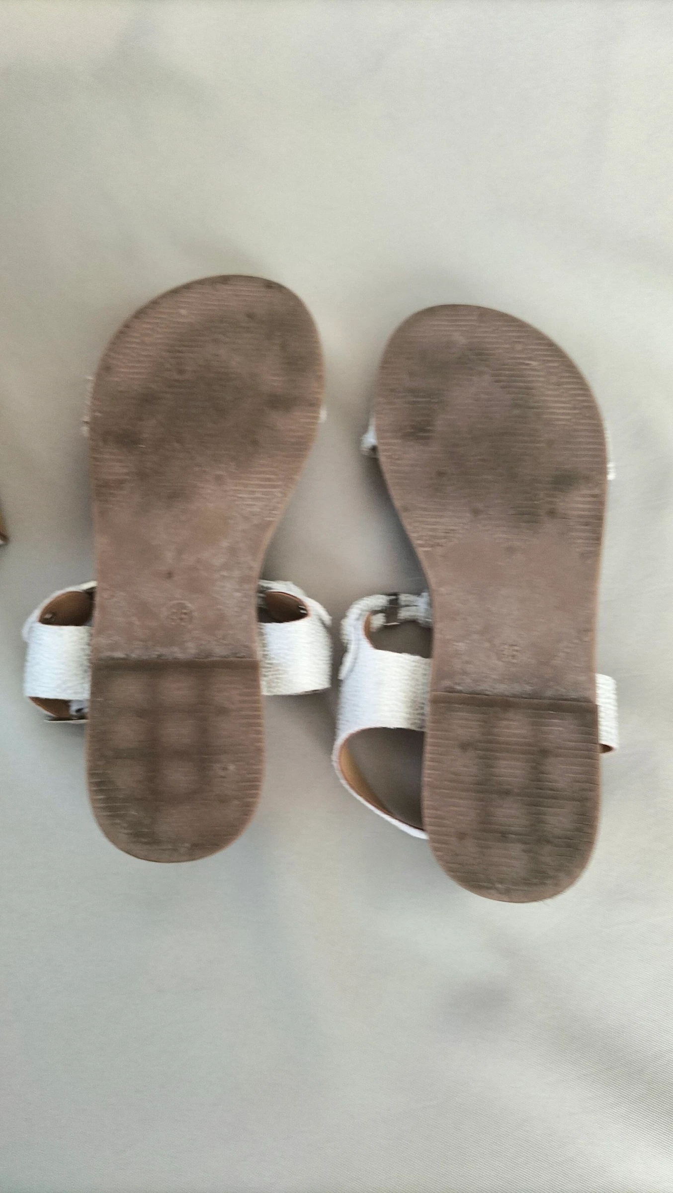 Sandals 35 | Lovely Skull | Very good condition | White & Silver – photo 5